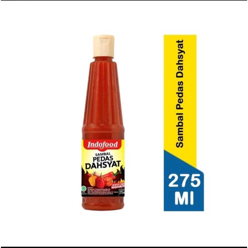 

Sambal Indofood Pedas Dasyat 275ml