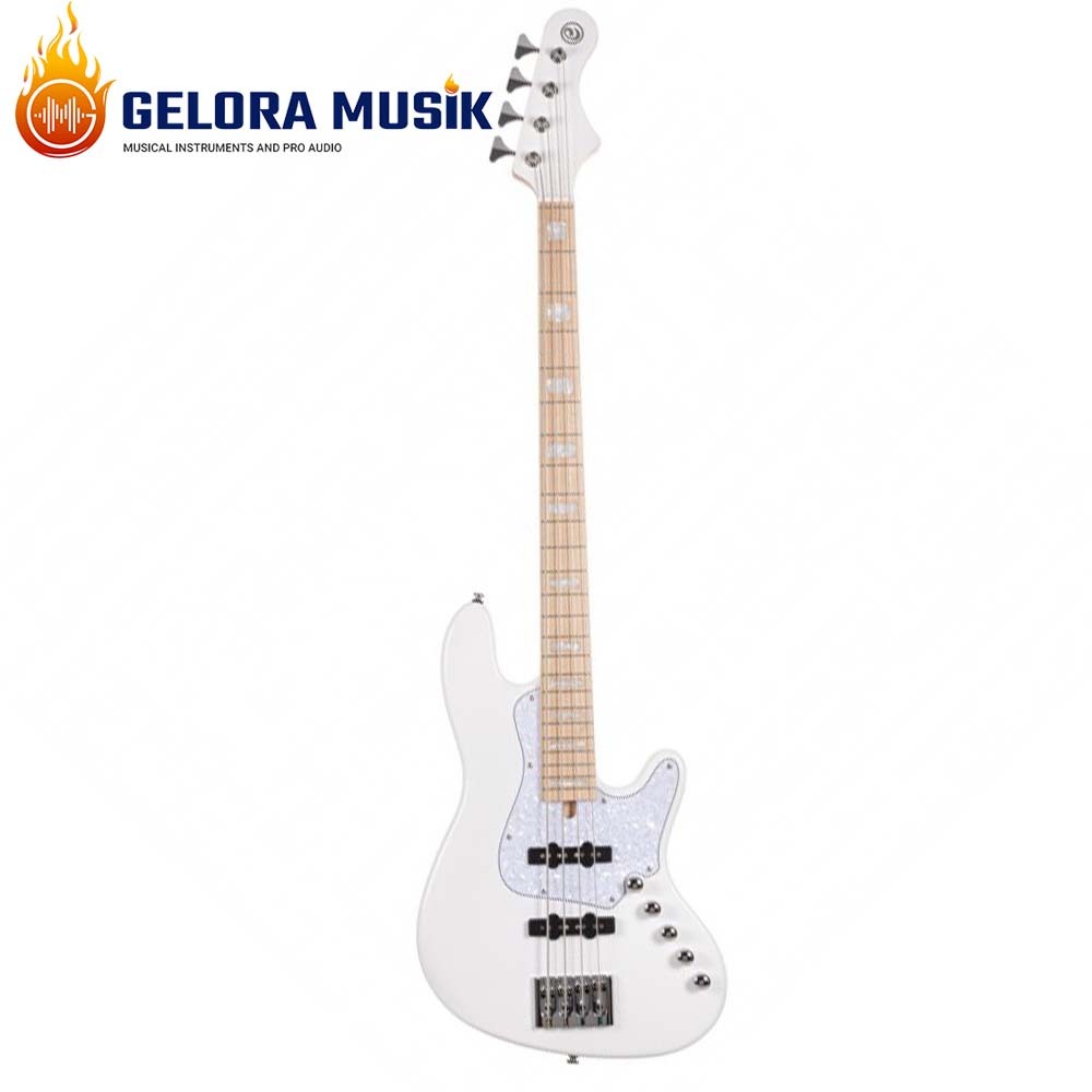 Gitar Bass Elektrik Cort NJS 4 WHITE w/bag