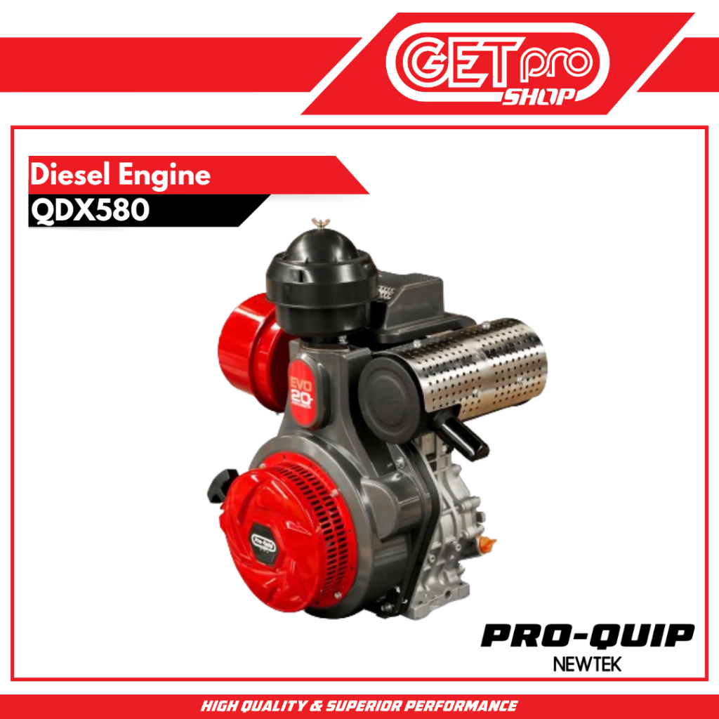 ProQuip Mesin Diesel Mesin Penggerak 20 HP QDX580
