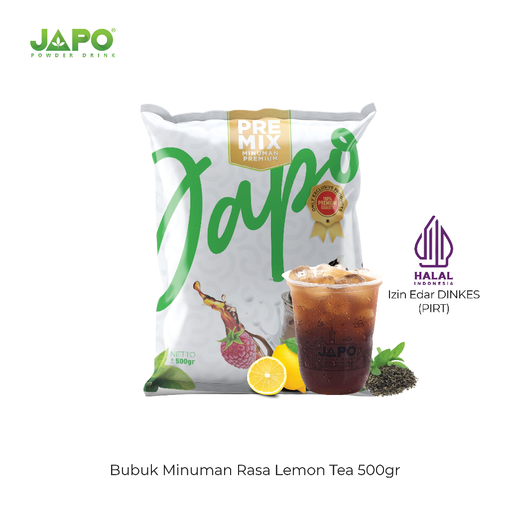 

JAPO Bubuk Minuman Lemon Tea 500 Gr