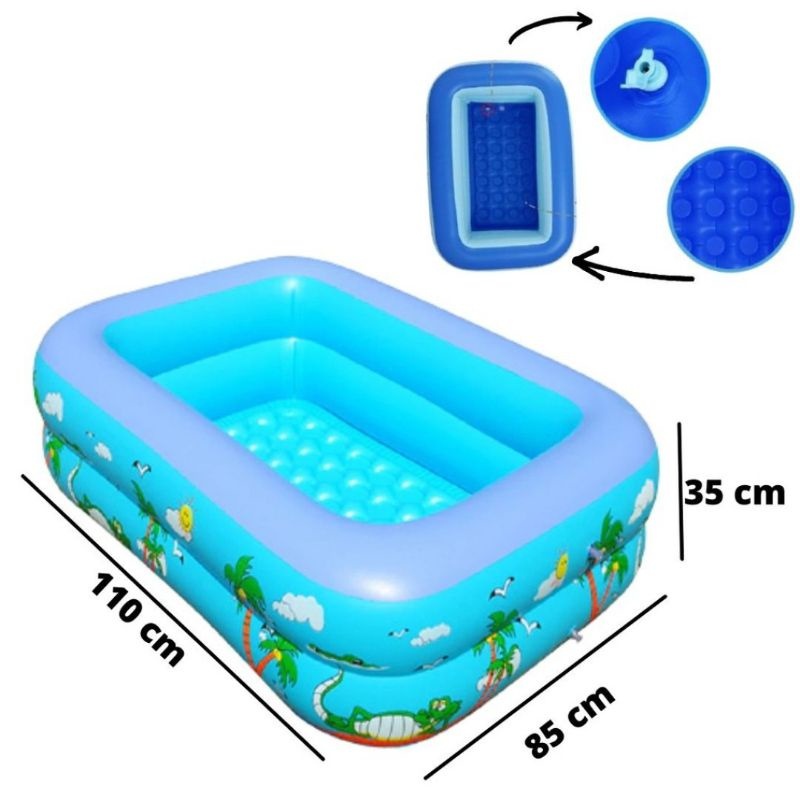 NEW Kolam renang karet yang menebal/Kolam renang anak/kolam mandi bola/inflatable swimming pool