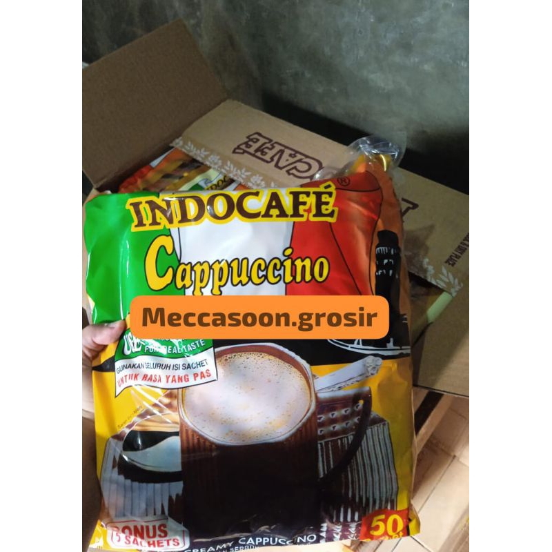 

[INDOCAFE CAPPUCINO [Harga per Bag Isi 50 ] [Expired: *Cek deskripsi!]! SIAP KIRIM! [FREE BUBBLE WRAP & tambahan double protection]!