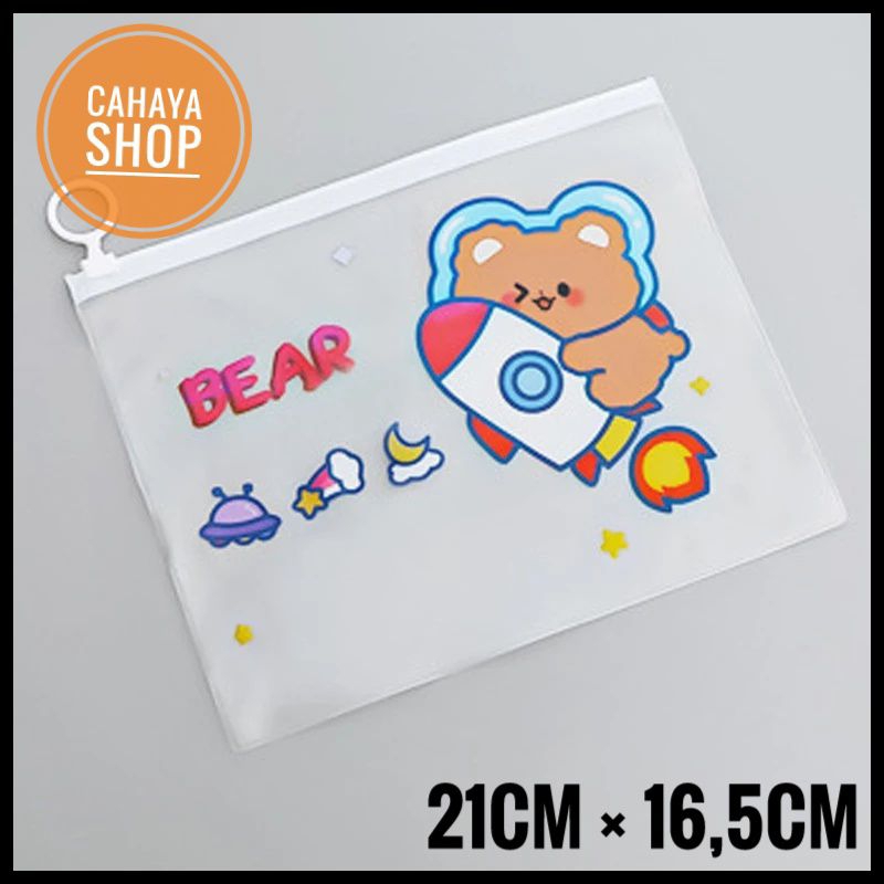 

⭐CS 025,B⭐ Zipper Bag Cartoon Pouch Tempat Pensil Tas Pouch