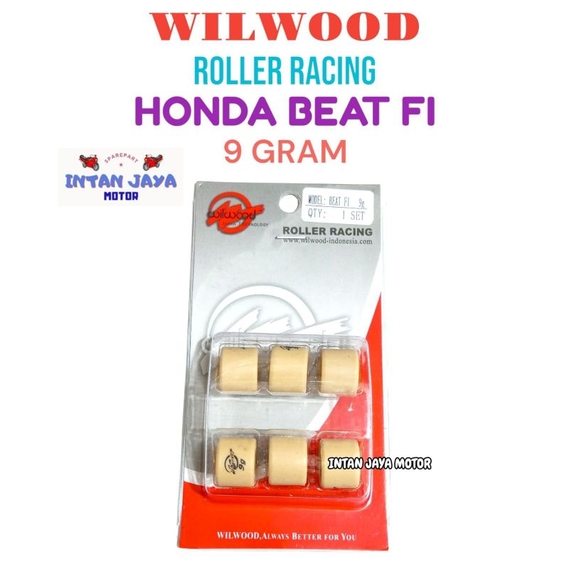 1 SET WILWOOD ROLLER RACING HONDA BEAT FI 9 GRAM ROLER RACING BEAT FI 8GRAM 9G ROLLER BEAT RACING RO