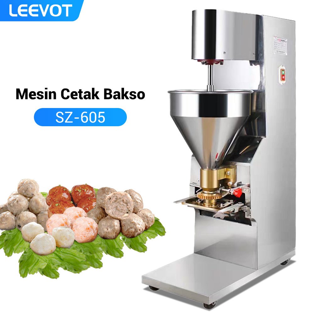 Mesin Cetak Bakso Pencetak Bakso  mesin cetak baso otomatis  listrikLEEVOT SZ-605s