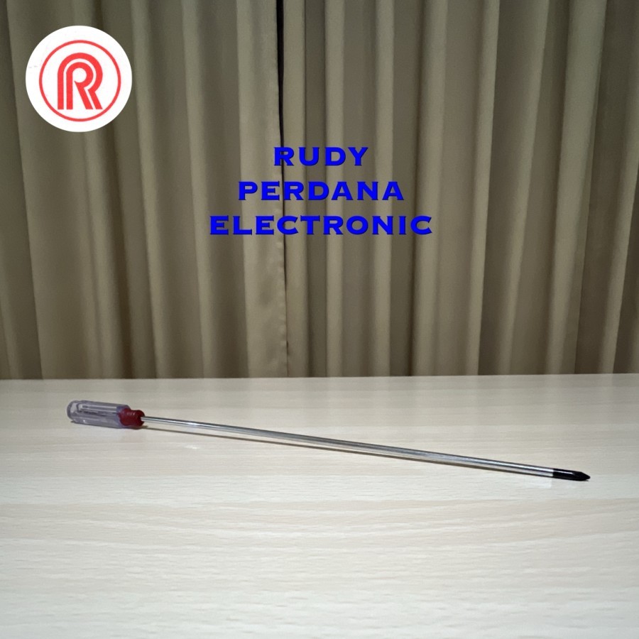 OBENG PANJANG CHROME VANADIUM MAGNET PLUS + PH0 4x250 4MM 250MM 25CM