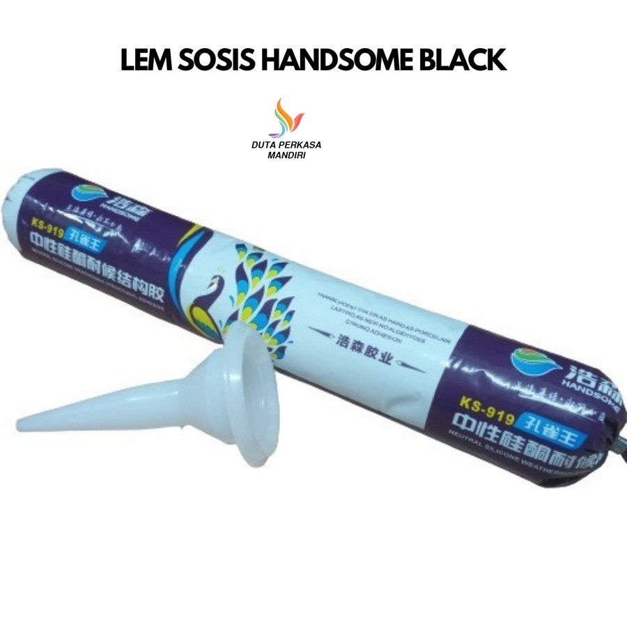 

DPM - HANDSOME Lem Silicone Sealant Sosis Xilflex Black 600ml