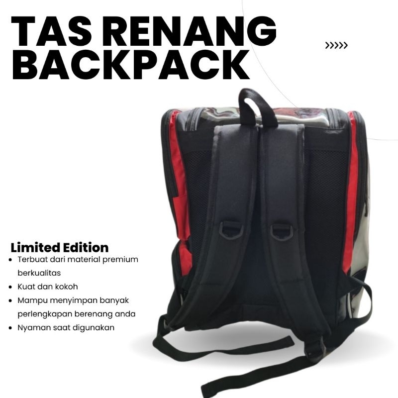 RB Tas Renang Ransel Arena / Tas Renang Ransel Backpack Arena