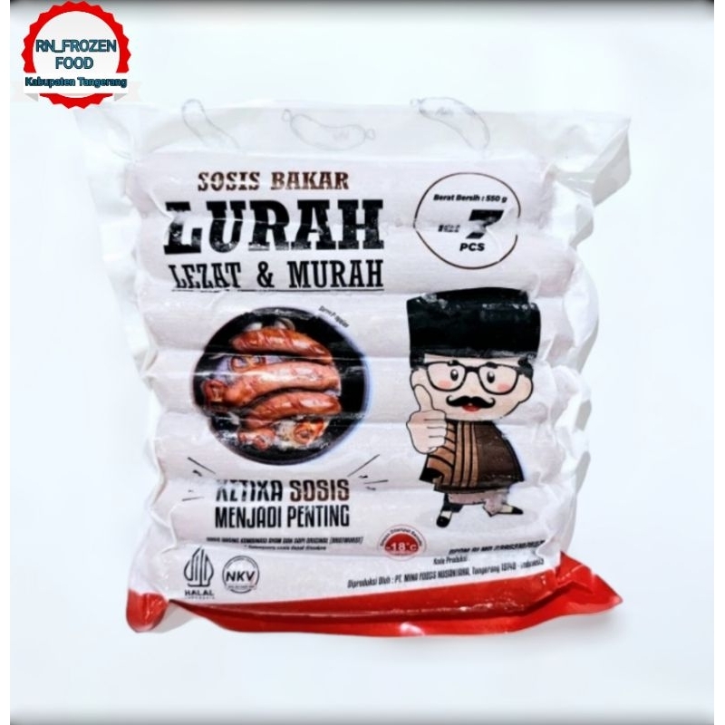 

RN_Frozen - LURAH Sosis Bakar Jumbo isi 7's Berat isi 550gr