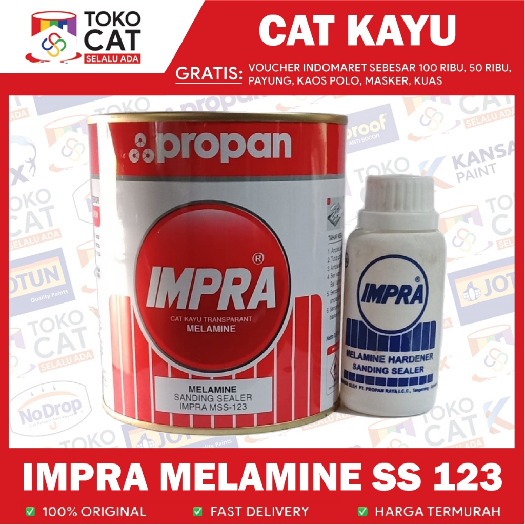 Sending Sealer | IMPRA PROPAN MELAMINE SENDING SEALER MSS 123 5 LITER + HARDANER