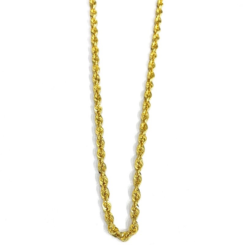 Kalung Model Tali Korea Polos 10graman Kalung Emas Asli Kadar 700 dan Kadar 875