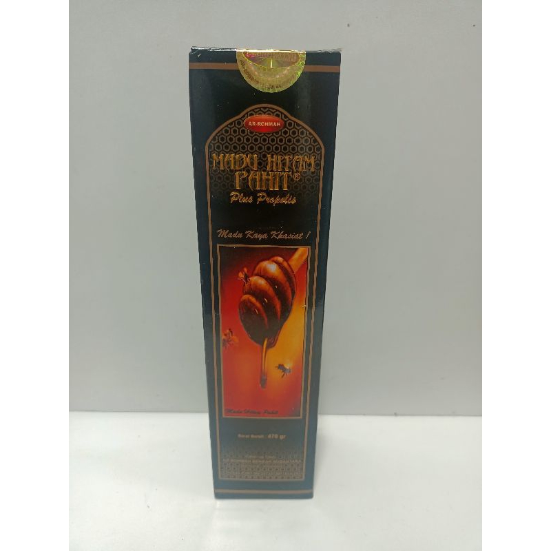 

madu hitam pahit plus propolis 470gr
