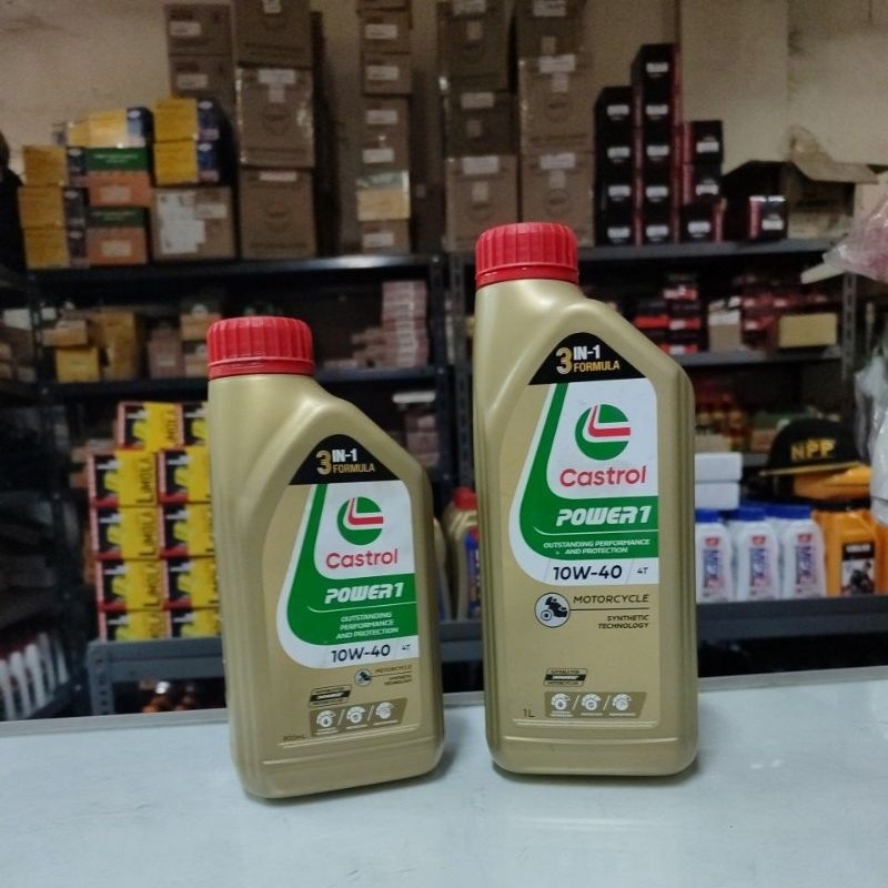 CASTROL POWER1 4T 10W-40 MANUAL GIGI 0,8L dan 1L