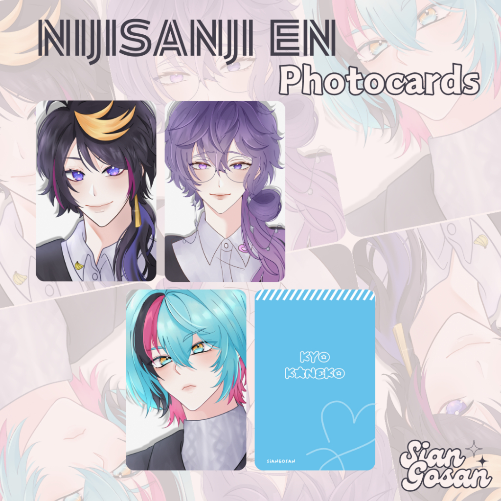 READY Photocard NIJISANJI EN Vtuber Shu Uki Kyo by Siangosan