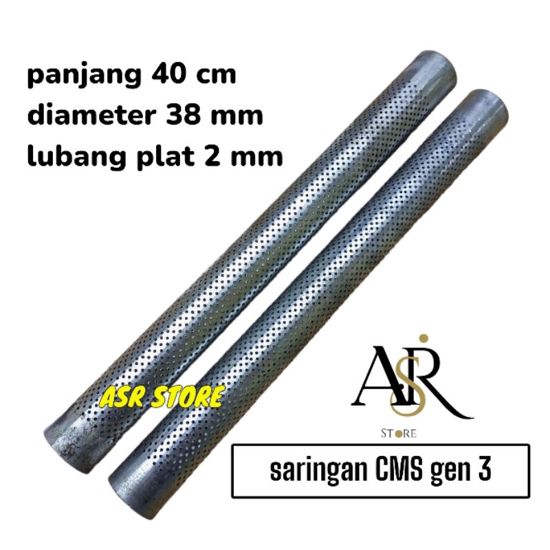 Saringan Knalpot PNP CMS TZM ZRC Tsikigi lubang 2 mm inlet 38