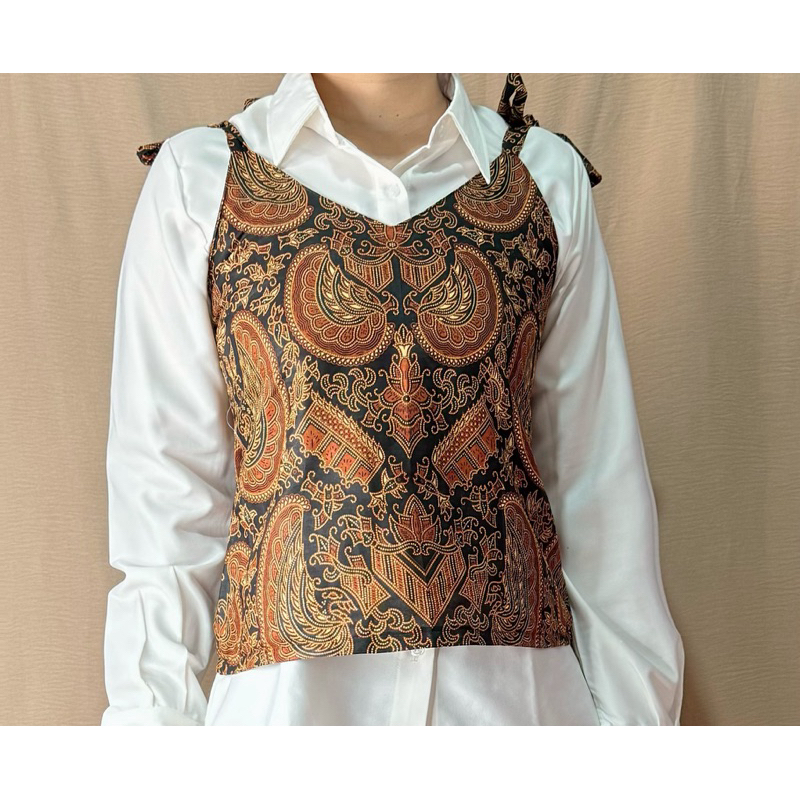 Tanktop / Atasan / Vest / Kamisol batik dan jumputan