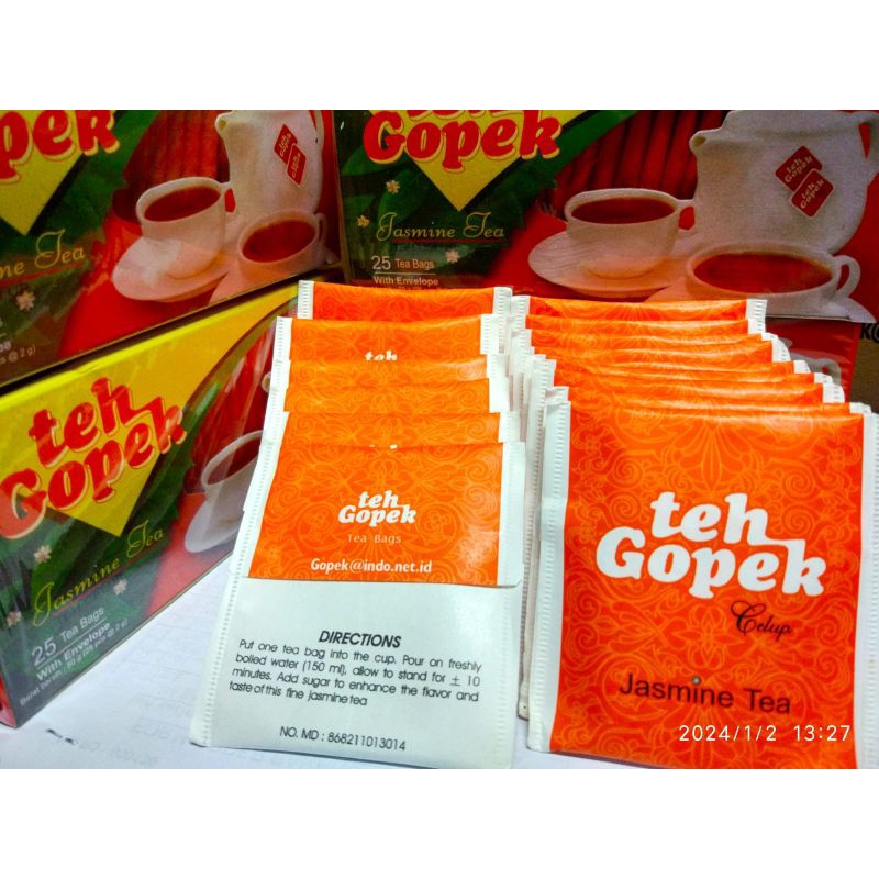 

teh gopek celup jasmine amplop