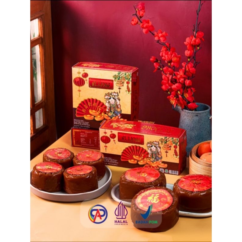 

kue Keranjang imlek ny. tjong / Thiam Pan / Kue Keranjang / Kue Keranjang Imlek / Dodol Cina