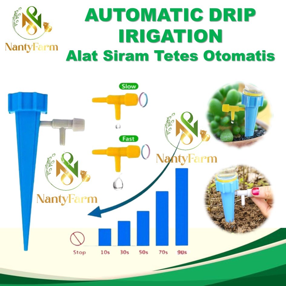 Irigasi Tetes otomatis / Drip Tetes Sistem Alat Irigasi Drip Botol Alat Siram Otomatis