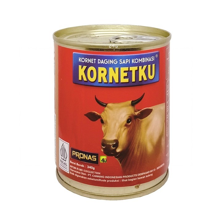 

Kornetku Kornet Daging Sapi Corned Beef Pronas HALAL 340gr (isi 24) DUS - CARGO