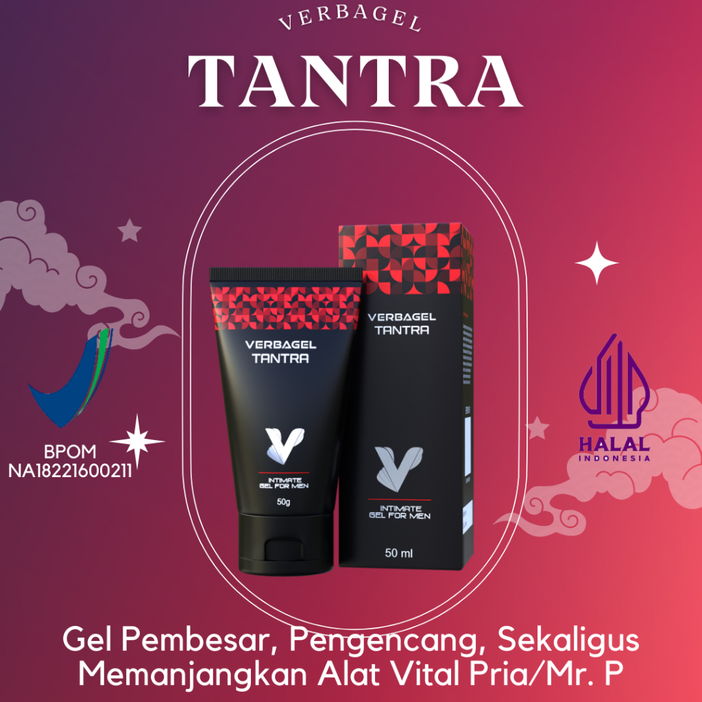 Mantab PROMO AKHIR TAHUN Verbagel Verba Gel Tantra Asli BPOM Original Pembesar Pennis Pria Permanen 