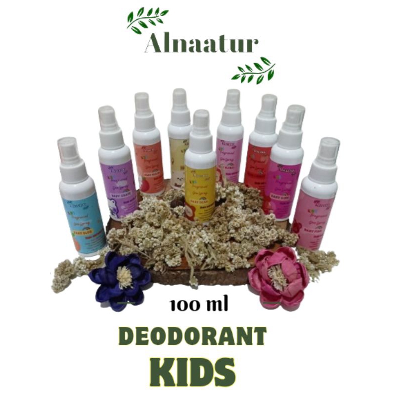 Deodorant Spray Anak dan Remaja tawas cair beraroma 100ml alami