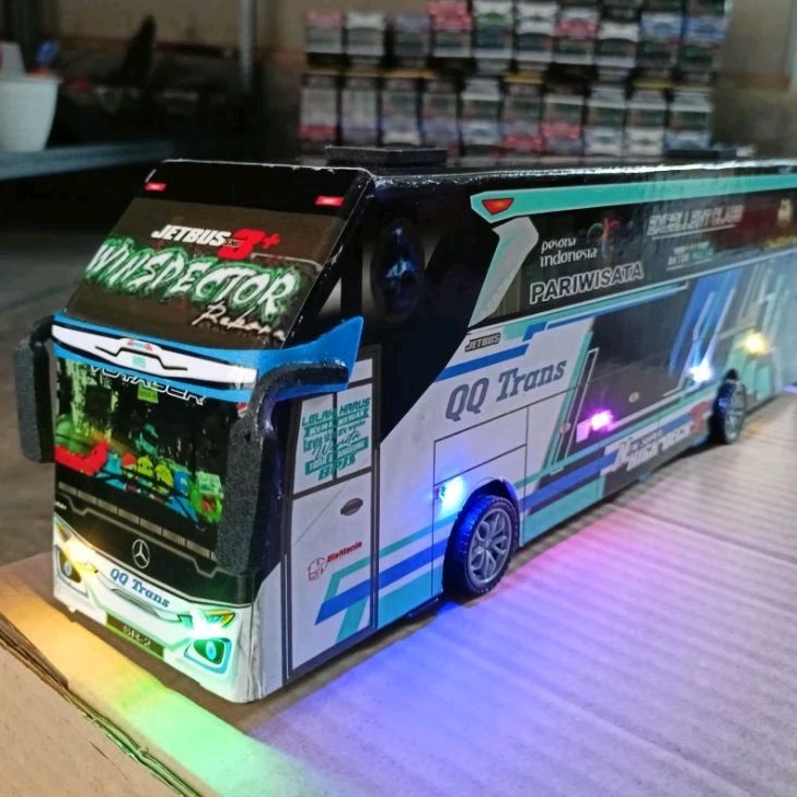 Bus Remote Control Telolet Basuri Full Lampu