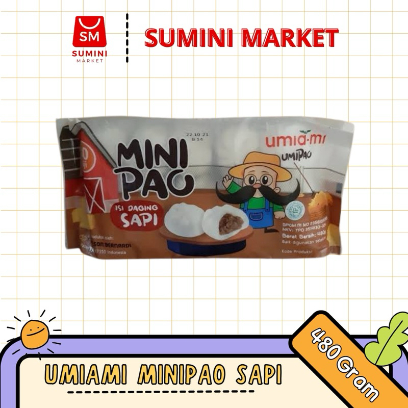 

Umia-Mi Minipao Sapi (480gram)