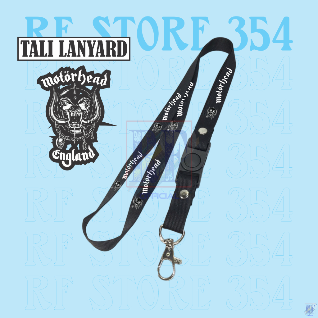 

TALI LANYARD MOTORHEAD ENGLAND | BAND METAL ROCK MOTORHEAD - TALI ID CARD GANTUNGAN KUNCI GANTUNGAN FLASHDISK GANTUNGAN NAMETAG TALI LANYARD BEST SELLER COD