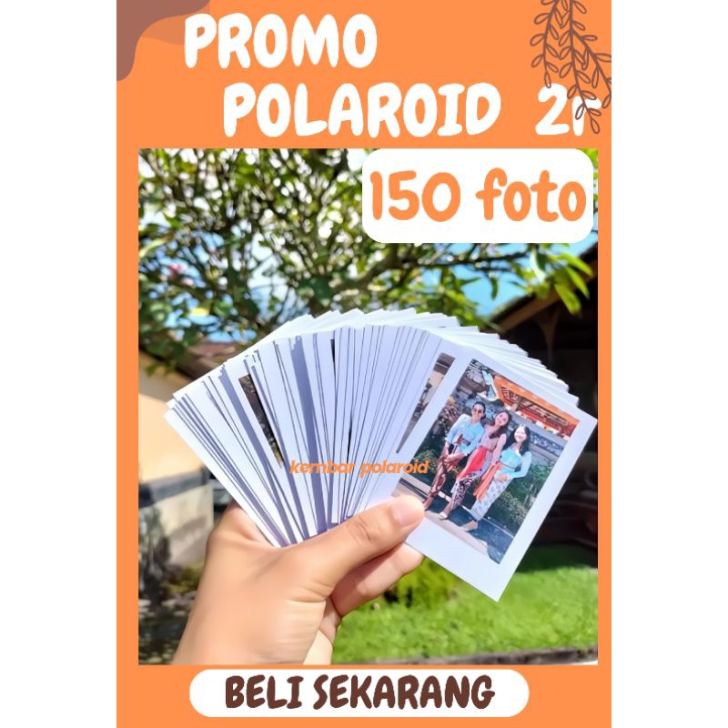 CETAK FOTO POLAROID 2R PAKET 150 FOTO
