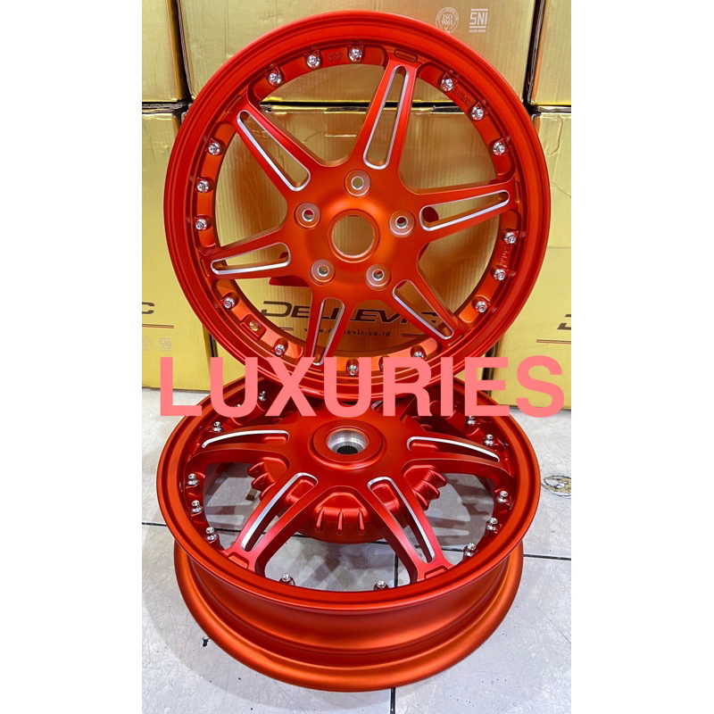 Pelak Velg Delkevic Drag Vespa Sprint Primavera LX S R12 Ring12 Velg Racing DND Vespa Sprint Primave