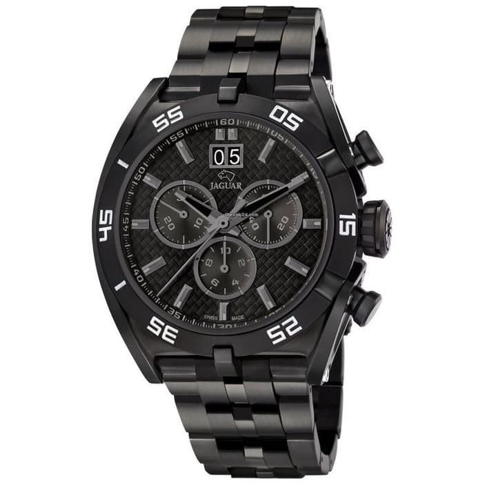 Original 100% JAGUAR J656/1 Jam Tangan Pria Jaguar Swiss Made -Full Black Gransi Resmi
