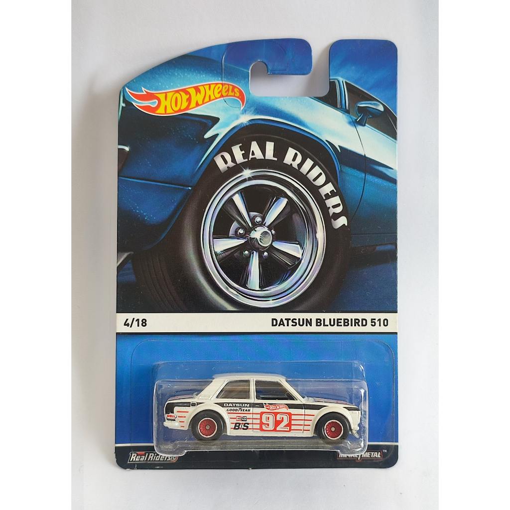 Hotwheels Datsun BlueBird 510 - Real Riders