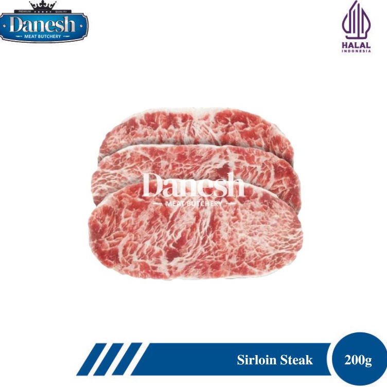 

XLGB8196 PROMO SALE Daging Sapi Grill Sirloin Steak Wagyu Meltique Makanan Olahan Segar Dan Fresh By Daneshmeatbutchery