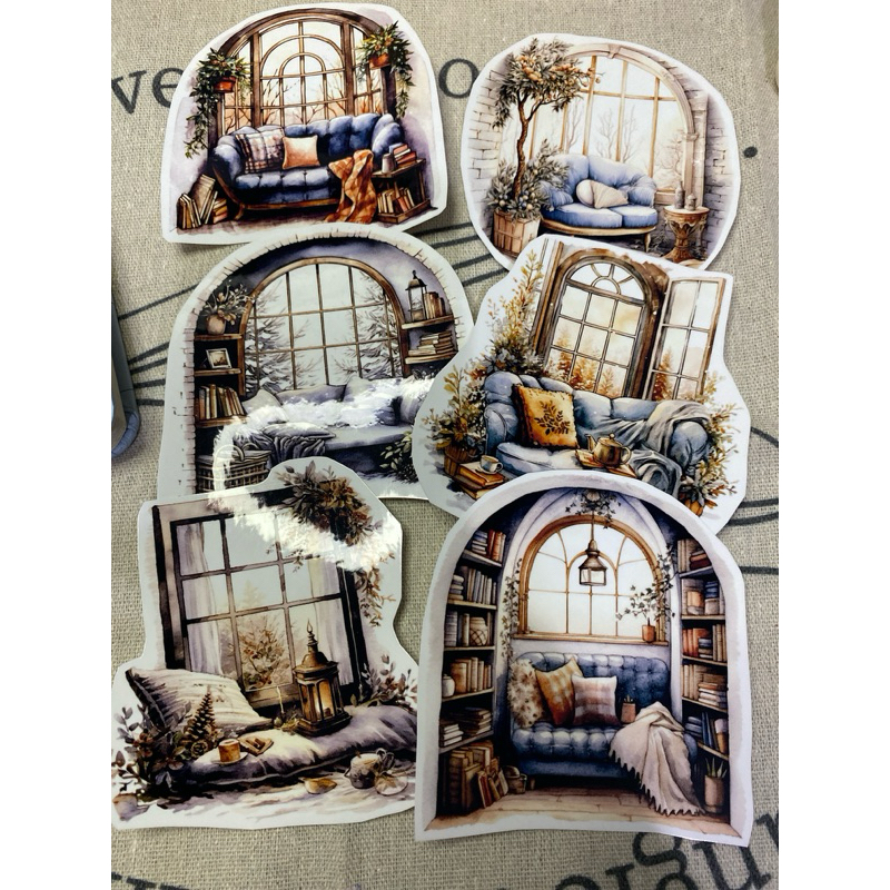 

Cozy Winter Set Room Stiker