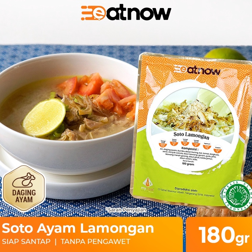 

WCDP2348 STOK SIAP COD EatNow Soto Betawi Lamongan Madura Makanan Siap Saji Makanan Instan