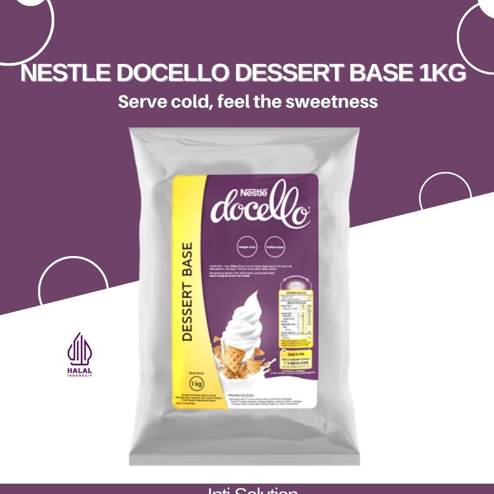 

MFNN163 55 COD NESTLE DOCELLO DESSERT BASE 1 kgBUBUK MINUMAN MILK SHAKE HALAL