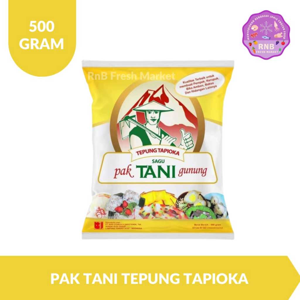 

Pak Tani Tepung Tapioka Netto 500 Gram
