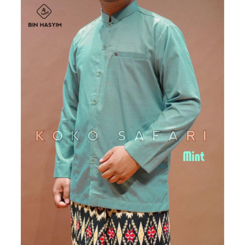 BAJU KOKO SAFARI JUMBO (XXL) BY BIN HASYIM,KOKO HABAIB