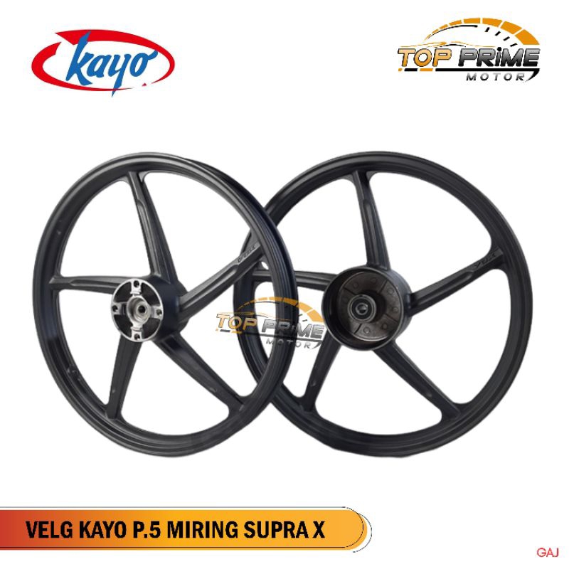 Velg Racing KAYO Palang 5 Miring 140x17 & 160x17 - SUPRA 110 / SUPRA X