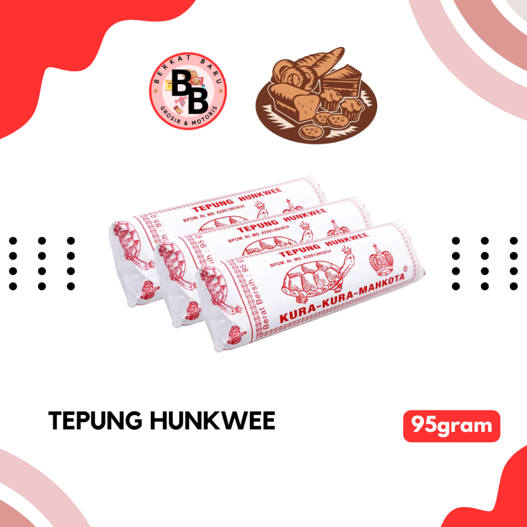 

[BB BAHAN KUE] TEPUNG HUNKWEE PLAIN 95GRAM