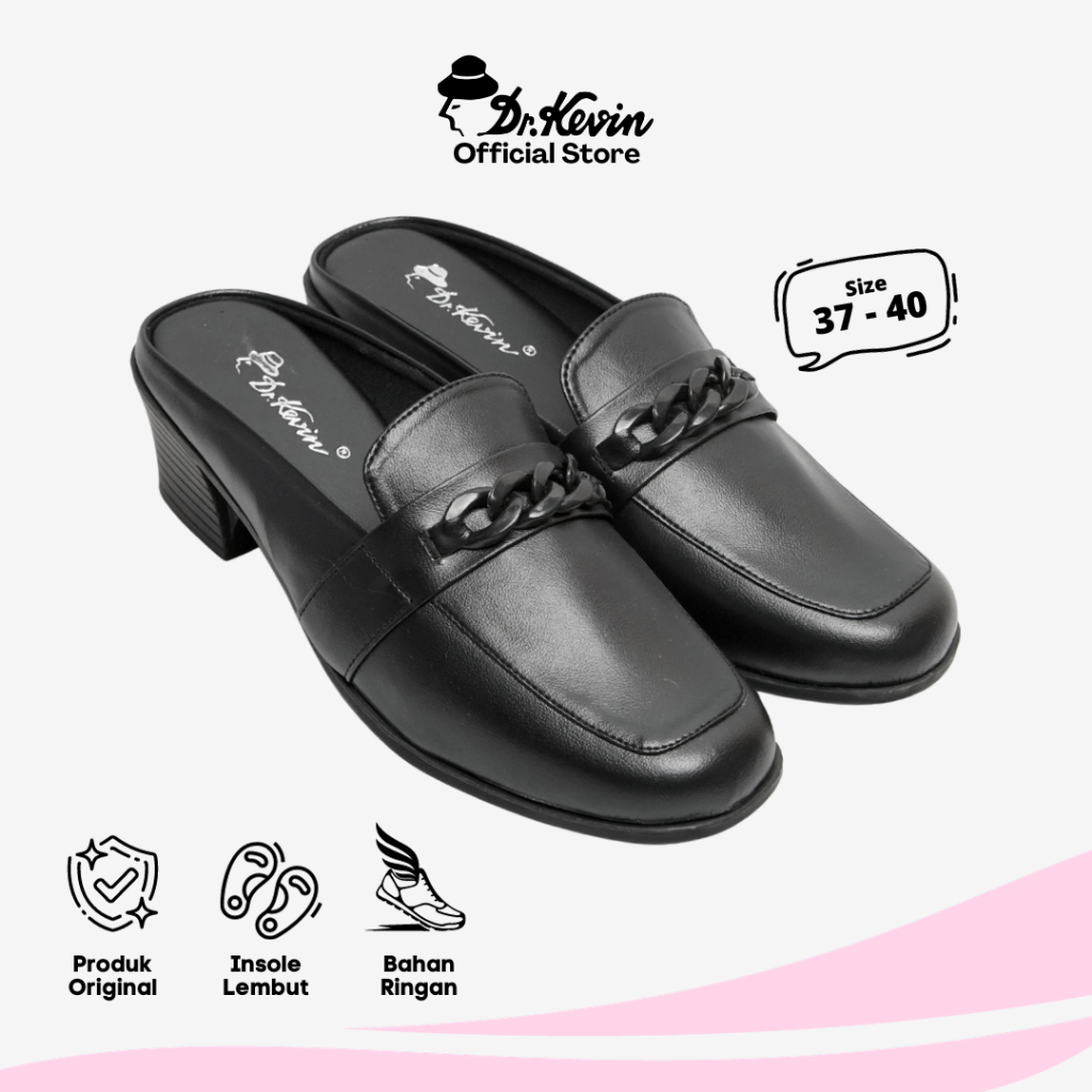 Dr. Kevin Sepatu Sandal Wanita Mules Slip On 561-035