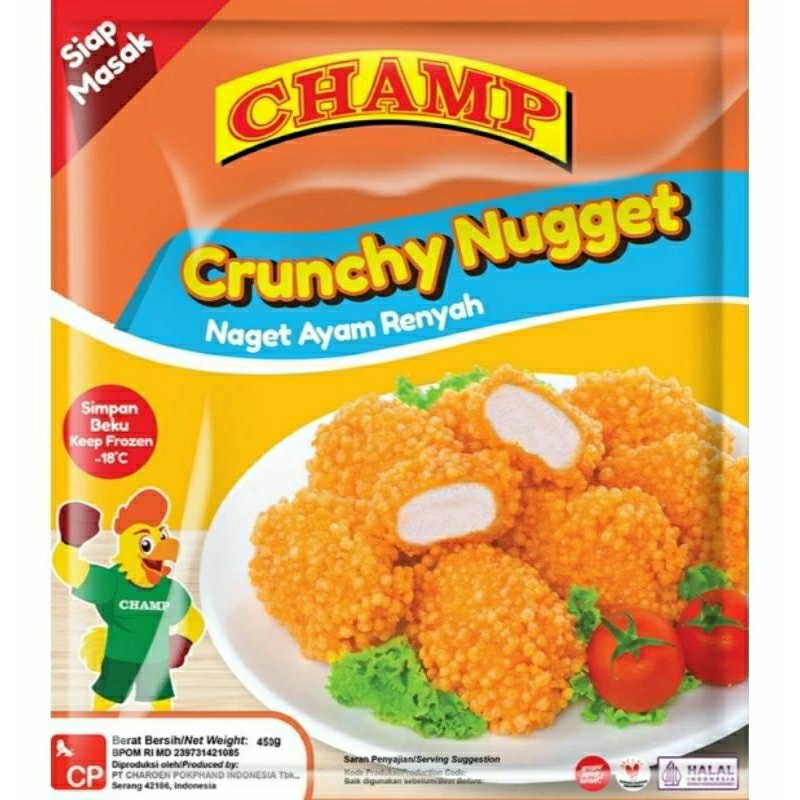 

champ crunchy nugget 225 gr