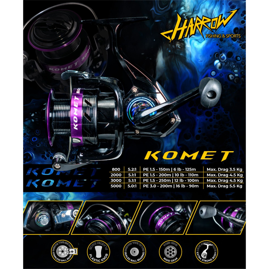 Reel Harrow Komet 21