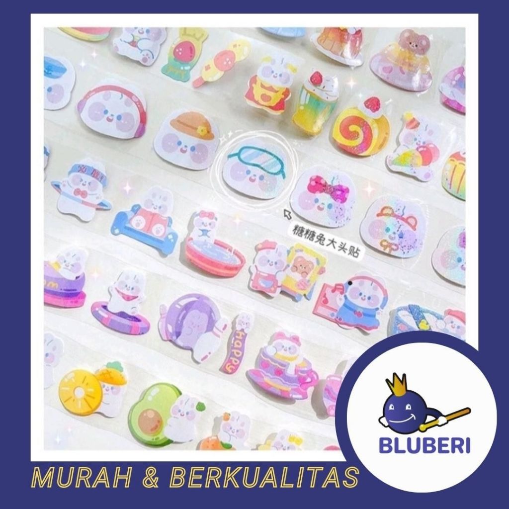 

BLUBERI | STICKER GLITTER ROLL 3CM X 3M WASHI TAPE DECORATIVE ST13