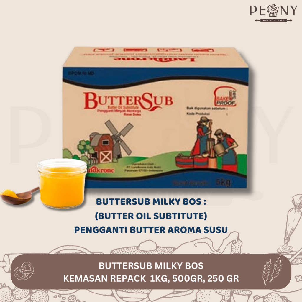 

BUTTERSUB MILKY BOS KEMASAN REPACK 1KG, 500 GRAM, 250 GRAM/ BUTTER