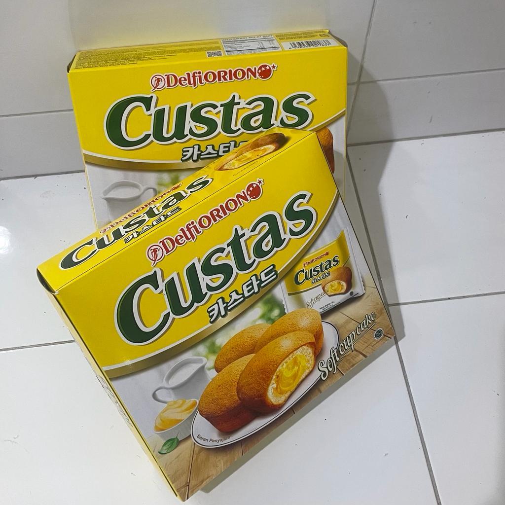 

DELFI ORION CUSTAS SOFT CUP CAKE 12 PACK 276 GRAM | 1 KARTON ISI 8