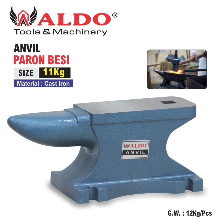 PARON ANVIL / LANDASAN BESI 11 KG (24 LBS) ALDO