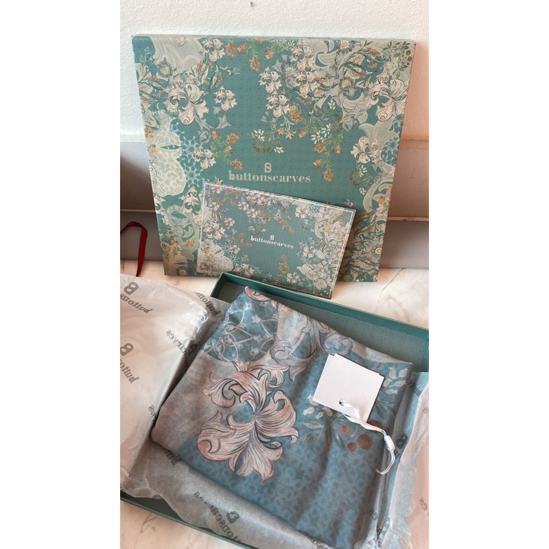 Button Scarf The Topkapi Voal - Turqouise size standart/normal