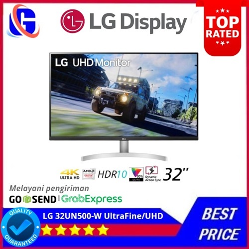 Monitor LED LG 32UN500-W UltraFine/UHD 31.5"